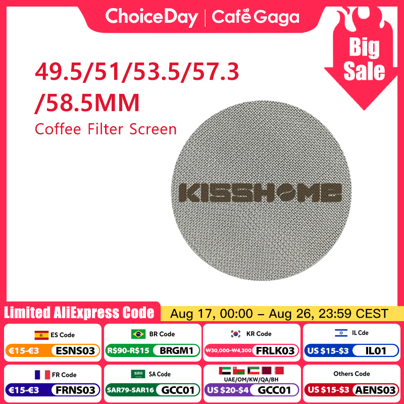 Puck Screen Mesh - KISSHOME Espresso Puck หน้าจอ 51 มม.53.5