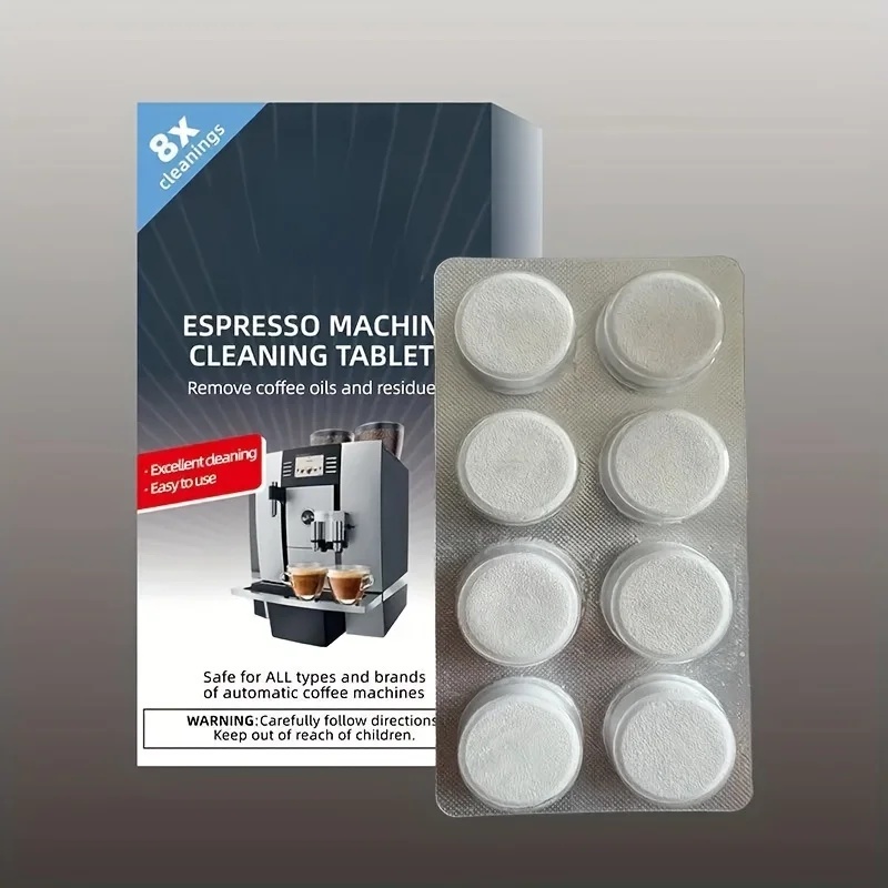 Backflush Tablet Cleaner - เม็ดทำความสะอาดเครื่องชงเอสเพรสโซ ขจัดคราบตะกรัน-ล้างย้อน ขจัดคราบน้ำมัน น้ำยาทำความสะอาด เม็ดทำความสะอาดพิเศษสำหรับเครื่องชงกาแฟ