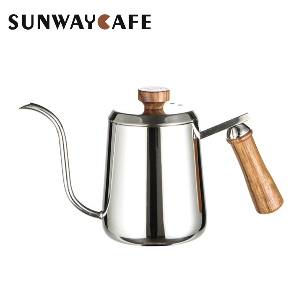 Coffee Extraction Equipment - หยดกาต้มน้ำ350/600ML สแตนเลสสตีลหม้อชากาแฟยาวแคบ Spout มือหยดกาต้มน้ำ Swan คอปาก