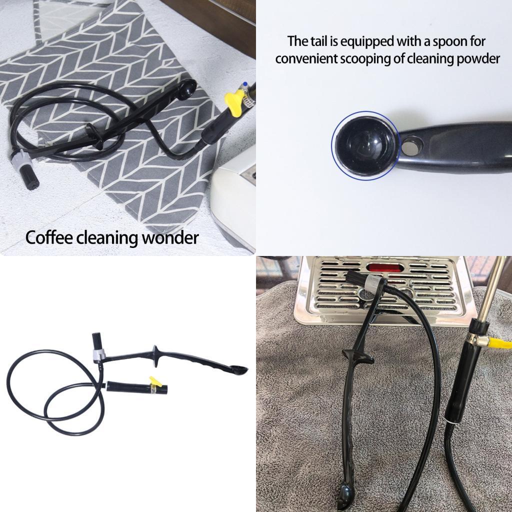 Coffee Equipment Maintenance - 37ME Professional Espresso Machine แปรงทำความสะอาดไอน้ำหัวที่ถอดออกได้สำหรับ Commercial