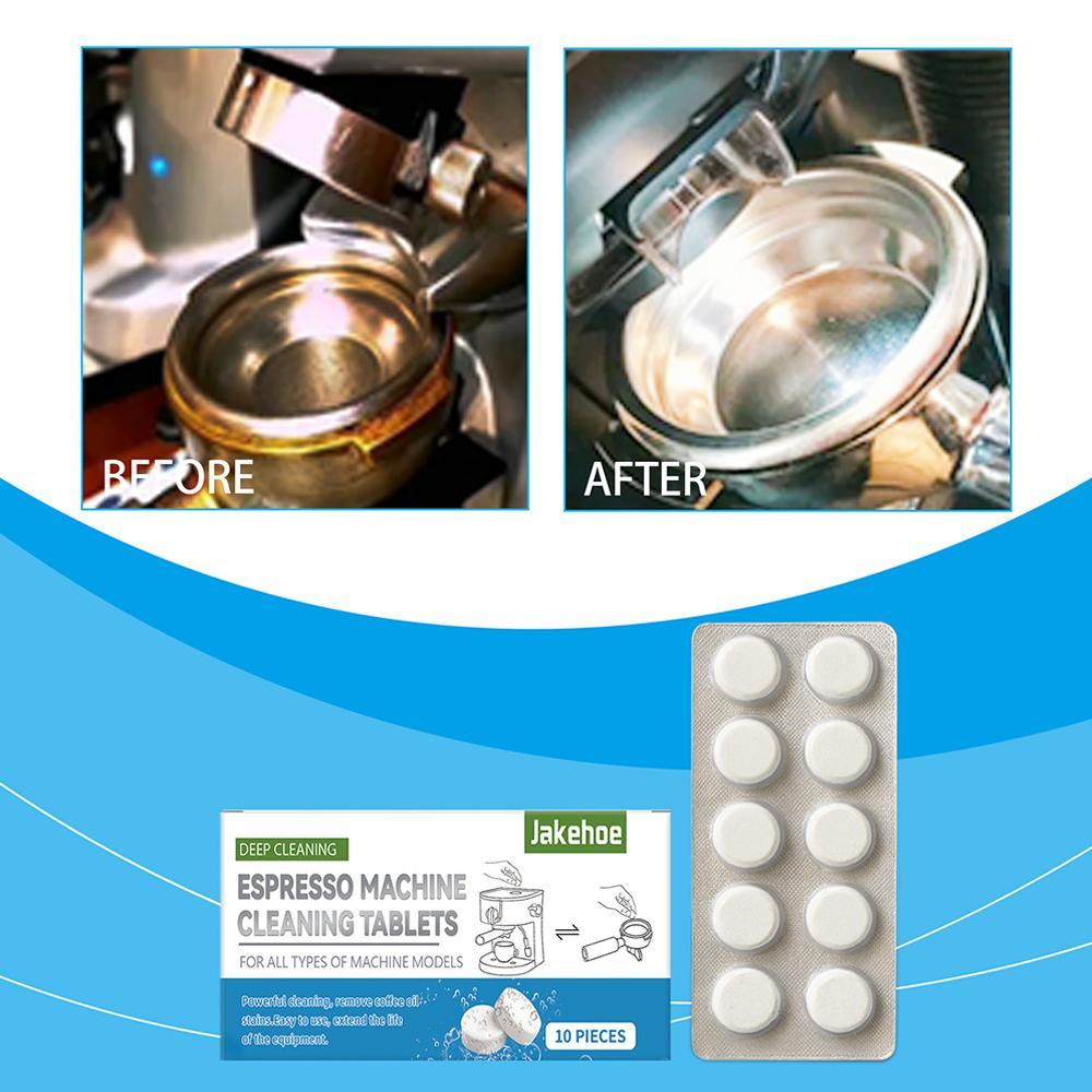 Backflush Tablet Cleaner - เม็ดทำความสะอาดเครื่องชงกาแฟเอสเปรสโซ น้ำยาล้างตะกรัน-น้ำมันฟลัชชิ่ง น้ำยาทำความสะอาด เม็ดทำความสะอาด ชิ้นส่วนทำความสะอาดเครื่องชงกาแฟ