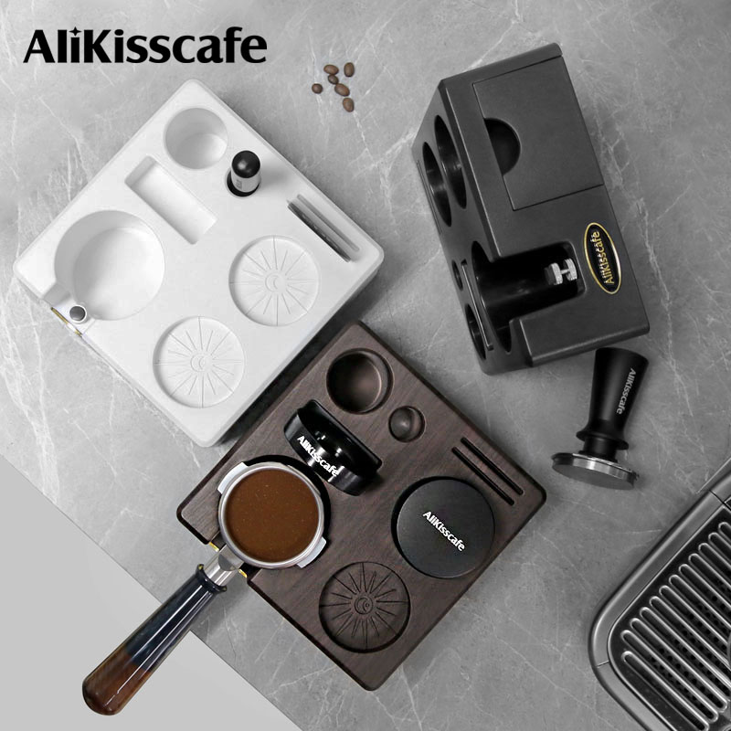 Coffee Equipment Holder - AliKisscafe กาแฟ Tamping Station Portafilter ผู้ถือลิ้นชักสําหรับ