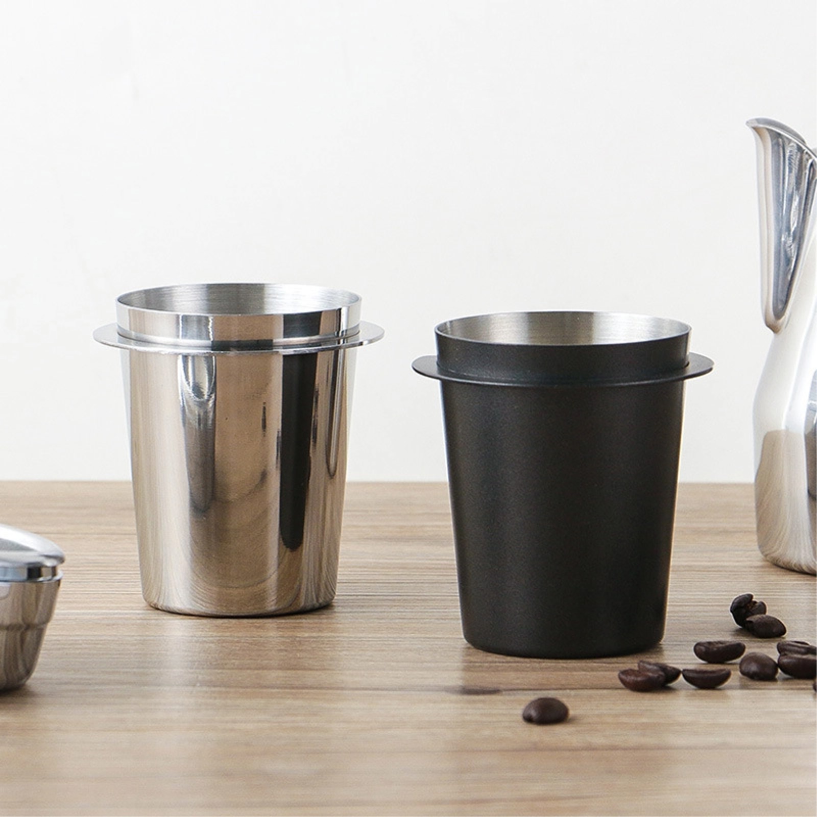 Coffee Extraction Equipment - กาแฟยาถ้วยดมกลิ่นแก้วสําหรับเครื่องชงกาแฟเอสเปรสโซสวมใส่สแตนเลสสตีลกาแฟยาถ้วย Drop Shipping 58/53/51 มม.