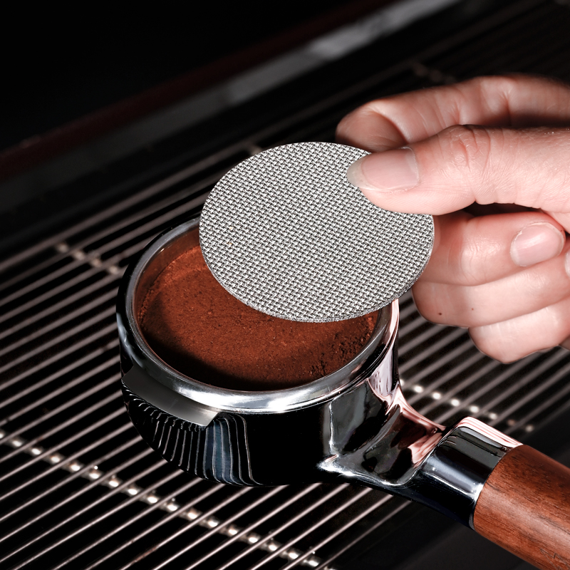 Puck Screen Mesh - กาแฟกรองหน้าจอตาข่ายหน้าจอติดต่อฝักบัวหน้าจอ Puck สําหรับ 51 มม.53.5 มม.58.5