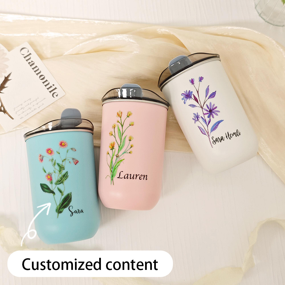แก้วน้ำสแตนเลสลายดอกไม้ตามเดือ - Coffee Equipment Names บทวิจารณ์และราคา