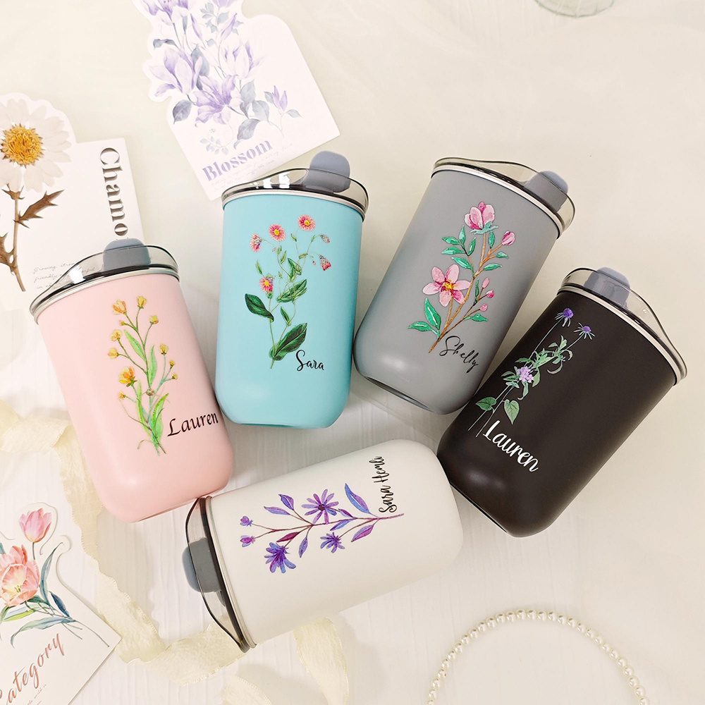 แก้วน้ำสแตนเลสลายดอกไม้ตามเดือ - Coffee Equipment Names บทวิจารณ์และราคา