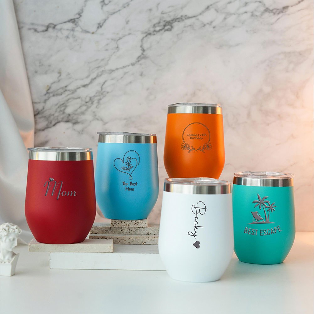 แก้วไวน์สแตนเลสทรงหัวใจพร้อมชื - Coffee Equipment Names บทวิจารณ์และราคา