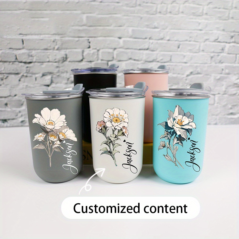 แก้วเก็บความเย็นสแตนเลสลายดอกไ - Coffee Equipment Names บทวิจารณ์และราคา