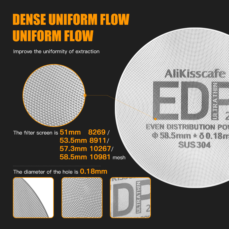 Alikisscafe ใหม่ 0.18mm Espres - Puck Screen Mesh บทวิจารณ์และราคา