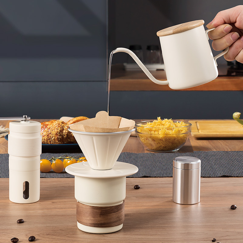 ชุดกาแฟดริปแบบพกพา เครื่องชงกา - Coffee Equipment Gift Set บทวิจารณ์และราคา