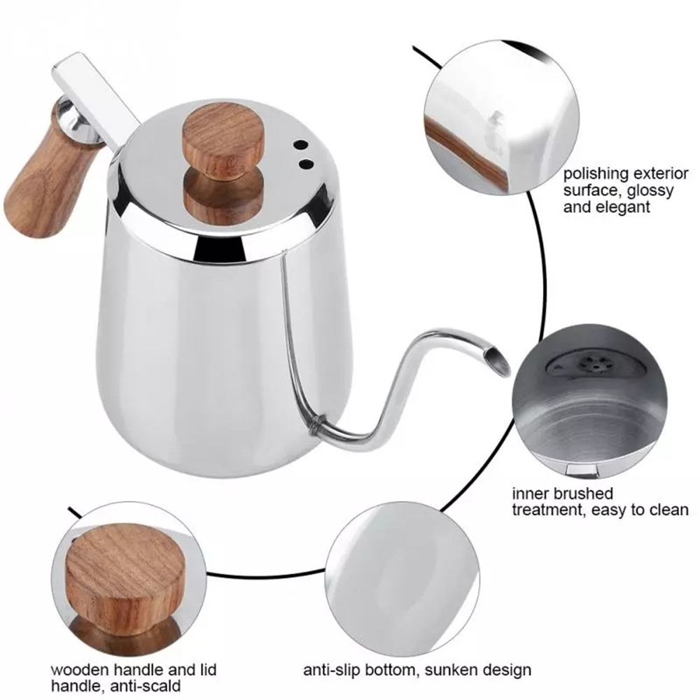 หยดกาต้มน้ำ350/600ML สแตนเลสสต - Coffee Extraction Equipment บทวิจารณ์และราคา
