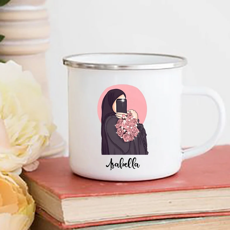 Hijabi แก้วมัคพิมพ์ลายสำหรับสา - Coffee Equipment Names บทวิจารณ์และราคา