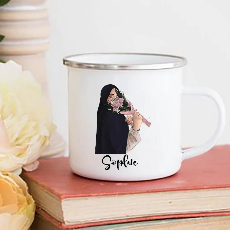 Hijabi แก้วมัคพิมพ์ลายสำหรับสา - Coffee Equipment Names บทวิจารณ์และราคา