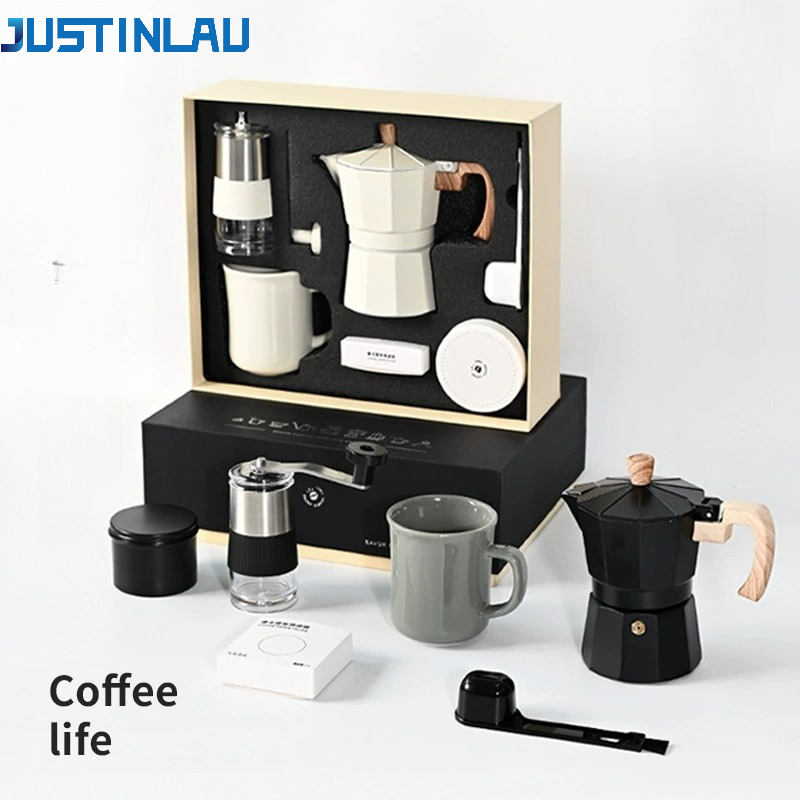 ชุดเครื่องบดกาแฟมือหมุน JUSTIN - Coffee Equipment Gift Set บทวิจารณ์และราคา