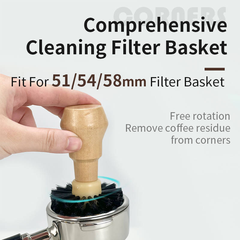 ที่ทำความสะอาดแปรงกาแฟตะกร้าไม - Coffee Equipment Cleaner บทวิจารณ์และราคา