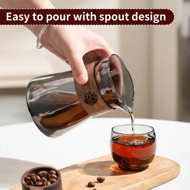 17oz/500ml กาแฟหม้อ Carafe ไม้ - Coffee Extraction Equipment บทวิจารณ์และราคา