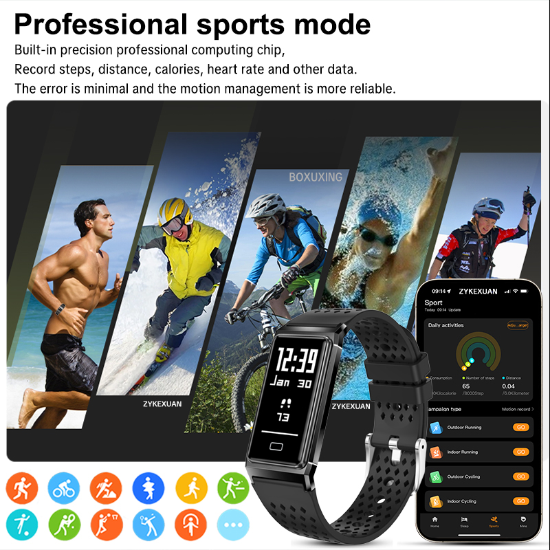 ใหม่ตัวติดตามฟิตเนสสร้อยข้อมือ - Puck Screen Mesh บทวิจารณ์และราคา